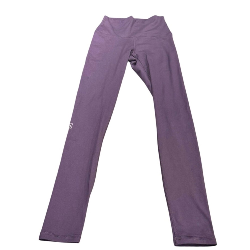 Fleo Comfortable Stretchy Soft Gym‎ Athletic Leggings in Purple Size XS